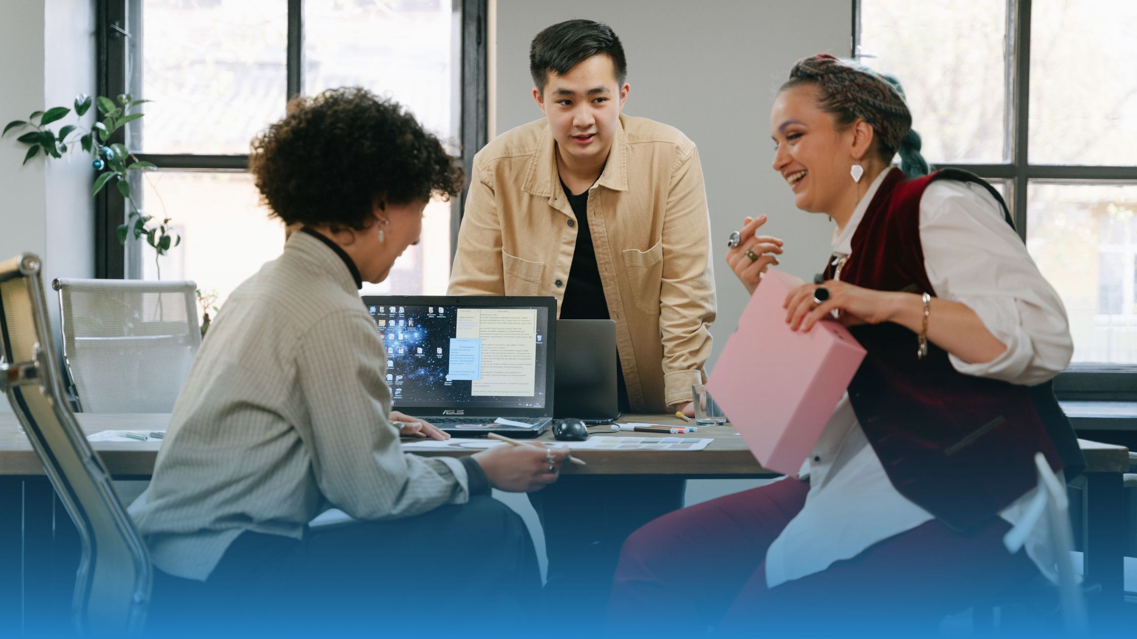 People Office discussing Risk Decisions